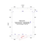 thumbnail of Tiefkühlzelle - 9,0 m³- 2,1 x 2,7 - Höhe 2,2 m - PREMIUM