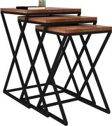 thumbnail of Skye Decor, Z- Z Zigon PUQ, Nussbaumfarbe,Schwarz, Couchtische, 60,8x40x40 cm, 100% Kiefernholz