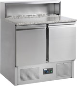 thumbnail of Nordcap COOL-LINE Pizzatisch PT 9, mit gekühlter Arbeitsplatte aus Granit, Ausschnitt für 5 x GN 1/6-150