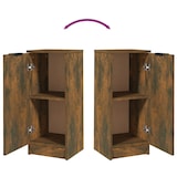 thumbnail of Helloshop26 - Buffet Sideboard Kommode Kleiderschrank Aufbewahrungsmöbel Organizer für Küche Wohnzimmer Lounge 2er-Set 30 x 30 x 70 02_0036725
