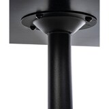 thumbnail of CHEFGASTRO Stehtisch eckig HxBxT 108x60x60cm Holz Schwarz/Schwarz Bistrotisch