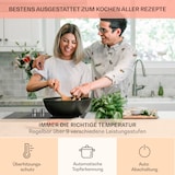 thumbnail of Kochheld 4-Zonen-Induktionskochfeld 6000W Dreh-Regler Glas schwarz Schwarz