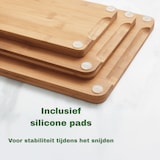 thumbnail of Bikolo® Snijplankenset Met Houder 3-Delig - Snijplanken Bamboe