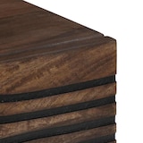 thumbnail of vidaXL Couchtisch Braun und Schwarz 80 x 50 x 40 cm Massivholz Akazie
