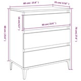 thumbnail of Helloshop26 - Buffet Sideboard Kommode Kleiderschrank Aufbewahrungsmöbel Organizer für Küche Wohnzimmer Lounge 60 x 35 x 70 cm 02_0030994