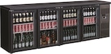 thumbnail of Barkühlschrank TOKEH | 4x abschließbare Glastür + LED | 698 Liter, HxBxT 86x254,2x53,5cm | +2/+8°C | Schwarz | + CHEFGASTRO Geschirrtuch