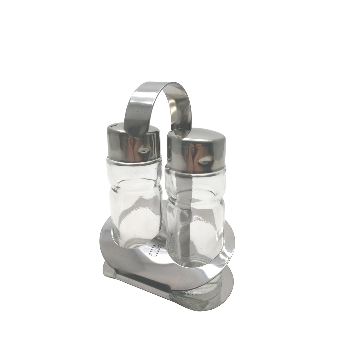 METRO PROFESSIONAL Salz- und Pfefferstreuer Set, Glas/Edelstahl, Ø 3.3 x 11.5 cm, 42 ml