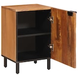 thumbnail of Helloshop26 - Kompakter rechteckiger Badezimmerschrank mit praktischer Ablagefläche 38 x 33 x 58 cm braunes Holz 02_0057780