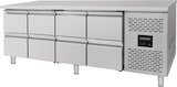 thumbnail of vaiotec Kühltisch / 8 Schubladen - Monoblock, 2230 x 700 mm