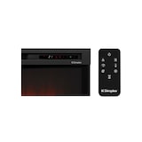 thumbnail of YUKON – Freistehender elektrischer LED-Kamin – 23" – Kaschmir / Eiche – 92 x 86 x 29