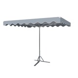 thumbnail of Parasol forain 300x300 avec système télescopique vert.