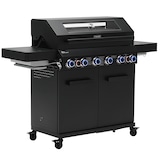 thumbnail of TAINO PLATINUM YAMARA DARK 6+2 Gasgrill Staal 6 Branders Sear-Burner Backburner