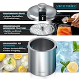 thumbnail of Arendo Eiseimer, Edelstahl, 1,3 l, doppelwandig, mit Deckel