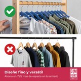 thumbnail of COM-FORT HOUSE Perchas terciopelo antideslizantes pack 50 azul ultrafinas ahorro espacio gancho 360 ropa vestidos trajes