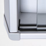 thumbnail of Bacheca magnetica per interni con ante scorrevoli certificata ESG. Fondo scrivibile e magnetico. Chiusura con chiavi incluse, formato 15XA4