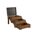 thumbnail of APS Buffet Box aus hellem Eichenholz, 70,5 cm x 37 cm, H: 53,5 cm, inkl beschreibbarer Deckelunterseite