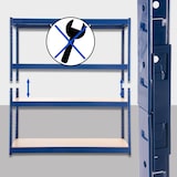 thumbnail of Schwerlastregal 160x60x180 cm blau