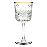 thumbnail of Pasabahce set van 4 glazen Timeless met gouden rand, transparant glas, 33 cl