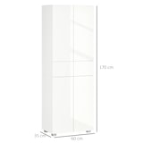 thumbnail of HOMCOM Armário de Cozinha Móvel Auxiliar de Cozinha com 4 Portas 2 Gavetas e Prateleiras Ajustáveis 60x35x170cm Branco