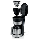 thumbnail of Tarrington House Cafetera CME132468, acero inoxidable, 1 litro, 800 W, plata/negro