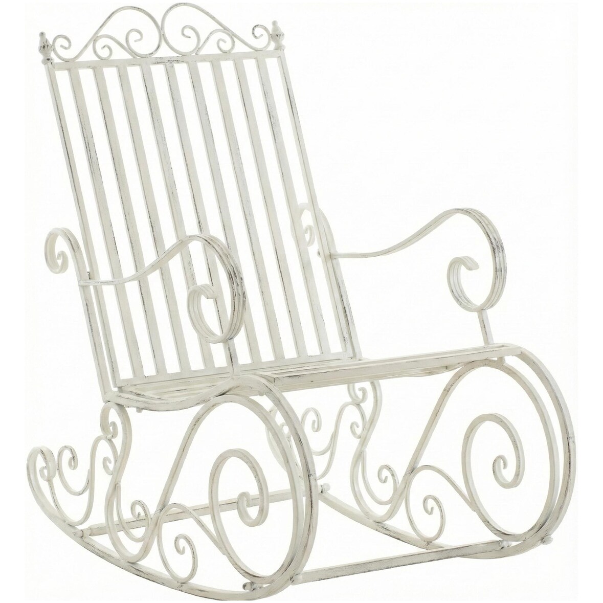 Schommelstoel Smilla antiek/wit