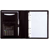 thumbnail of Alassio Ringbuchmappe A5 BENACO I Nappaleder Arbeitsmappe Auftragsmappe Businessmappe schwarz 30007-1