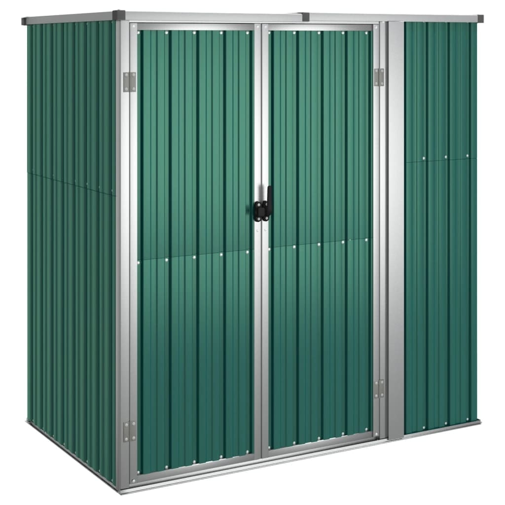Helloshop26 - Abri de jardin cabane cabanon maison de stockage remise extérieur hangar outils robuste 161 x 89 x 161 cm acier 02_0022429