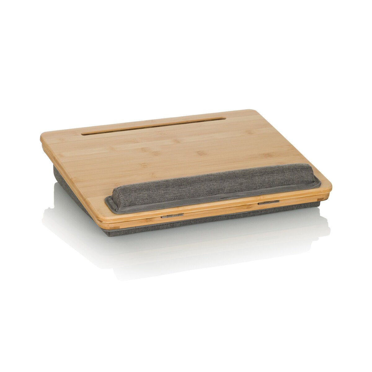 Laptopunterlage / Laptop Kissen COMFILAP III 42 x 34 cm, einstellbar braun / grau hjh OFFICE