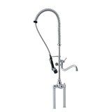 thumbnail of KBS hendel afwasdouche met draaibare kraan en LOW-Flow sproeier tweegats