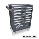 thumbnail of Silverstahl 266-delige Stevige Gereedschapswagen met 7 Laden met Gereedschap – Afsluitbaar –  Werkplaatswagen