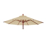 thumbnail of Copertura di ricambio per ombrellone in legno per catering HWC-C57, copertura per ombrellone, rotonda Ø3m poliestere 3kg ~ crema