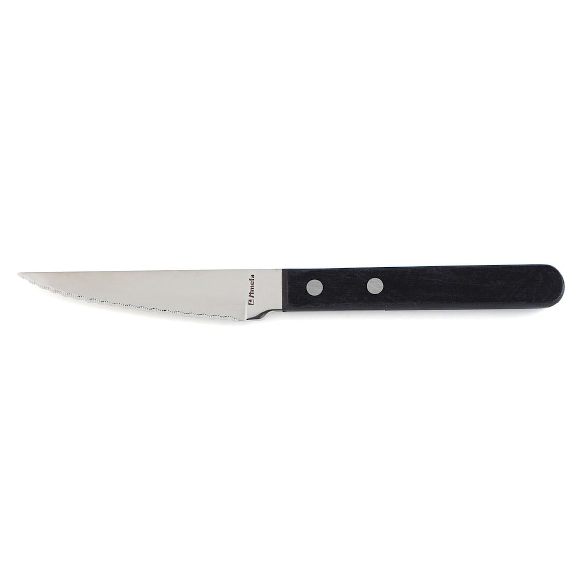 Amefa - Set Van 6 Steakmessen Uit Roestvrij Staal, 21,2 Cm, Pizza