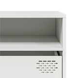 thumbnail of vidaXL TV-Schrank Weiß 202x39x43,5 cm Kaltgewalzter Stahl