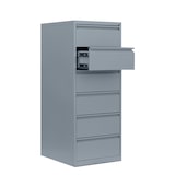thumbnail of Lüllmann® Karteischrank, 6 Schubladen, zweibahnig, 1320 x 530 x 620 mm, lichtgrau