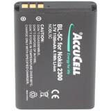 thumbnail of AccuCell Akku passend für Nokia 1101, BL-5C, 1100mAh