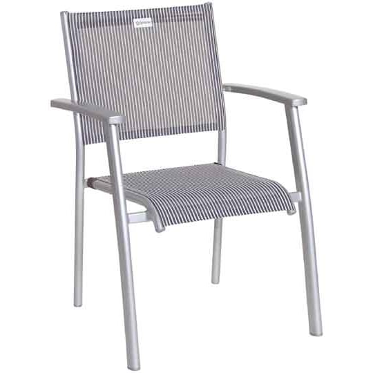 acamp 4x Acatop Stapelsessel Niedriglehner grigio