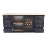 thumbnail of Bob Gardens Madia Industrial in Acciaio cm 164,5x40x74,5 - QUINTON Marrone