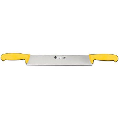 Supra - Cuchillo para queso con dos mangos 33 cm AMARILLO