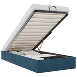 thumbnail of vidaXL Ottoman-Bett ohne Matratze Dunkelblau 80x200 cm Samt