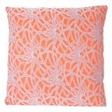 thumbnail of Deko-Kissen Barock, Sofakissen Zierkissen mit Füllung, orange 45x45cm