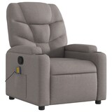 thumbnail of vidaXL Massagesessel Taupe Stoff