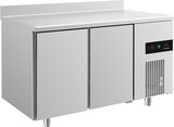 thumbnail of Gastro Kühltisch Umluftkühlung 2 Türen Aufkantung, 1400x700x850mm 281l -2/+8°C 281l