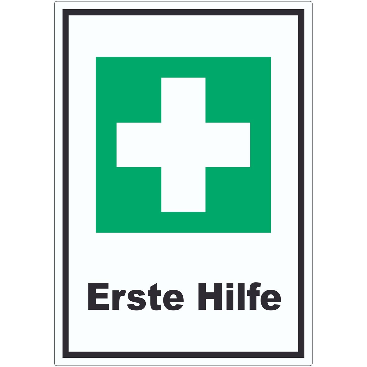 Erste Hilfe Aufkleber A9 (37x52mm)