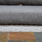 thumbnail of Outsunny Conjunto de Muebles de Ratán para Jardín 4 Piezas Mesa de Café de Aluminio Sofá de 3 Plazas y 2 Sillones con Cojines para Terraza Exterior
