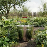 thumbnail of Balde de aço inoxidável de 12 litros, balde de metal portátil com pega, COSHANO