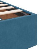 thumbnail of vidaXL Ottoman-Bett ohne Matratze Dunkelblau 90x200 cm Samt