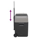 thumbnail of Nevera con ruedas y asa polipropileno negro y gris 30 L