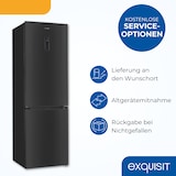 thumbnail of Exquisit Kühl-Gefrierkombination KGC5350-105-NF-040C inoxlook-az | 347 l Nutzinhalt | No Frost | Energieklasse C | Digitalanzeige | Schnellgefrieren