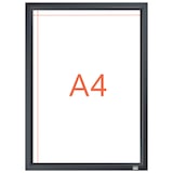 thumbnail of Expositor c/ Moldura em Grafite Cinzento Nobo Impression Pro A4