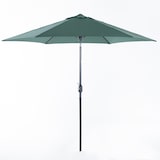 thumbnail of Guarda-sol de exterior para jardim, hexagonal, dobrável, inclinável, abertura com manivela, tecido em poliéster, estrutura alumínio Levante/Verde